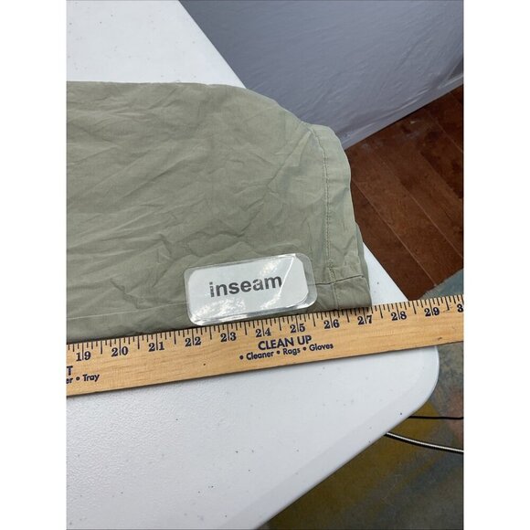 Pistola Pistachio Green Jumpsuit‎ zip front Size M military poplin short sleeve - Picture 15 of 16